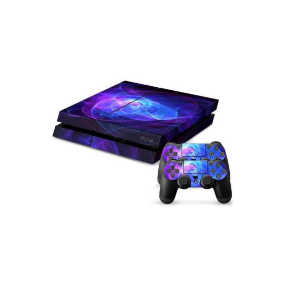 3-Piece Printed Sticker For PlayStation 4, Multicolor - Ps4-147