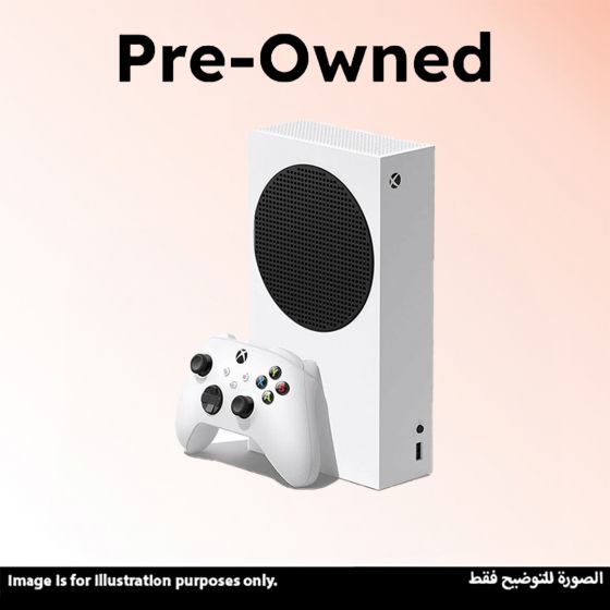 جهاز تشغيل العاب ميكروسوفت اكس بوكس سيريز اس ديجيتال مستعمل مع ذراع تحكم لاسلكي، 512 جيجا - ابيض، فئة بريميوم