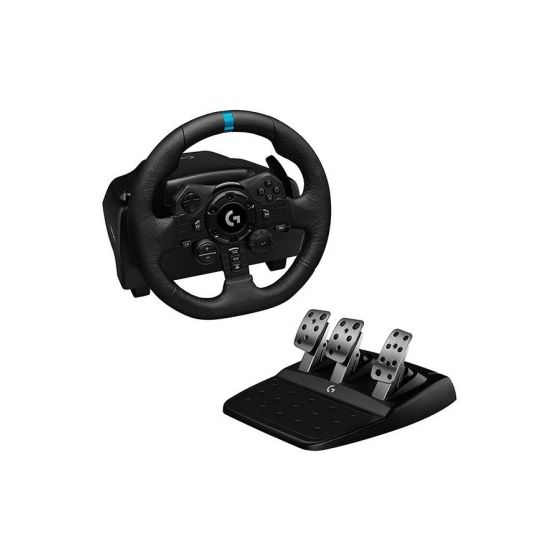 Logitech Steering Wheel and Pedals For PS4 and PS5, Black - G923