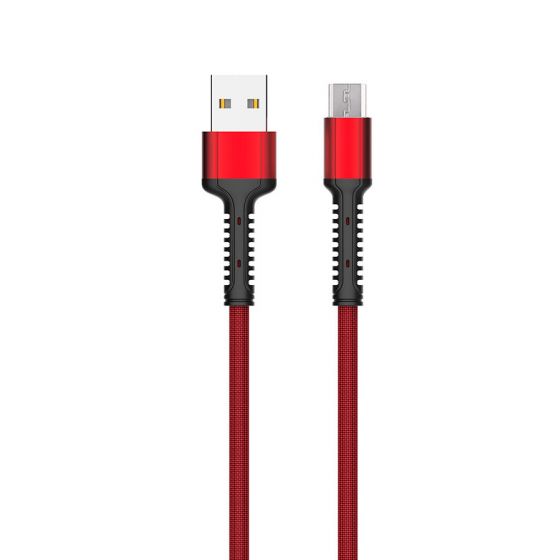 Ldnio Micro USB Data and Charging Cable, 2M, Red - LS64