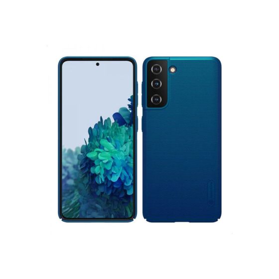 Nilkin Super forsted Shield Back Cover for Samsung Galaxy S21 - Blue