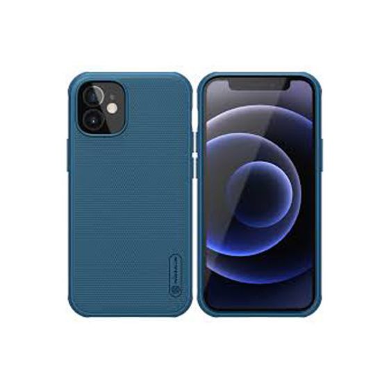 Nilkin Super forsted Shield Back Cover for iPhone 12 Mini - Blue
