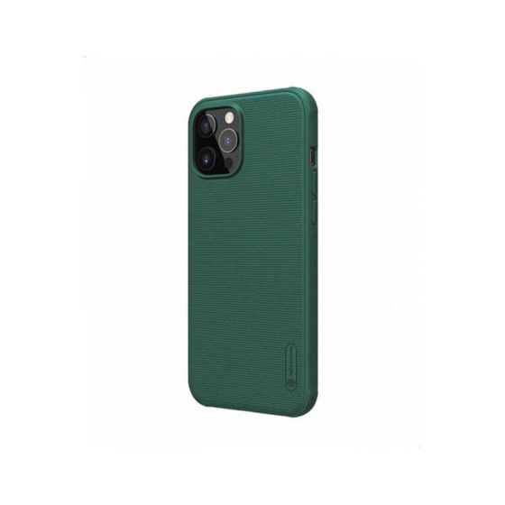Nilkin Super forsted Shield Back Cover for Apple 12 Pro Max - Green