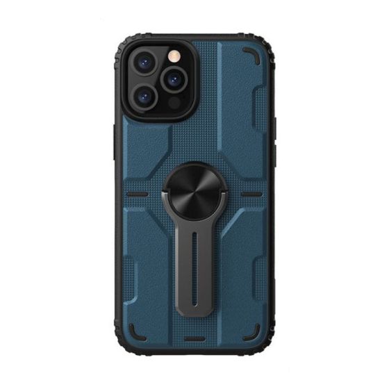 Nilkin Madley Back Cover for iPhone 12 Pro Max - Blue and Black