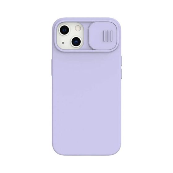 Nilkin CamShield Silicone Back Cover for iPhone 13, Purple