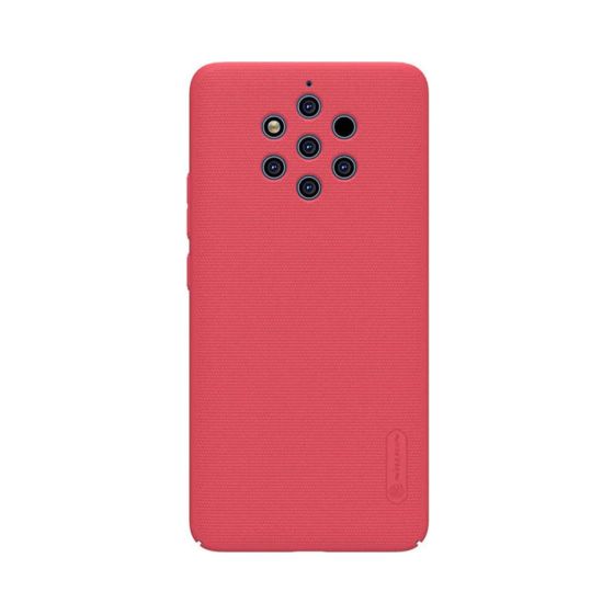 Nilkin Super forsted Shield Back Cover for Nokia 9 - Red