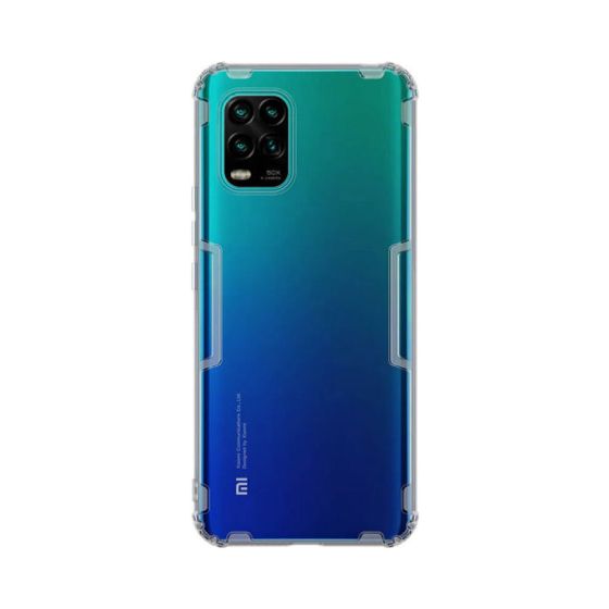 Nilkin Nature Back Cover for Xiaomi 10 Youth 5G and 10 Lite 5G - Transparent Grey
