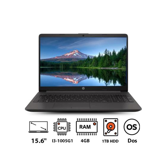 HP 250 G8 Laptop, Intel Core I3-1005G1, 15.6 Inch, 1TB HDD, 4GB RAM, Intel UHD Graphics, Dos- Black
