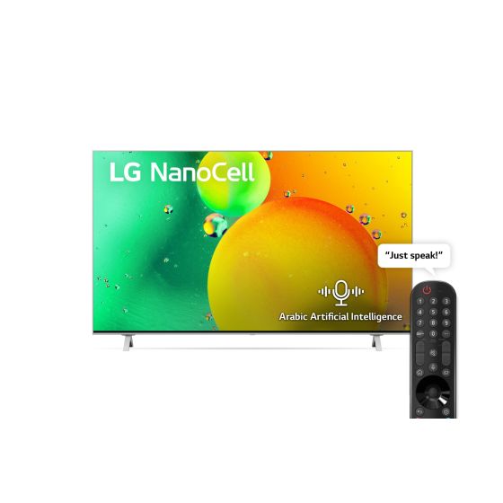 تلفزيون سمارت ال جي نانو سيل 55 بوصة LED، دقة 4K UHD، بريسيفر داخلي - 55NANO776QA