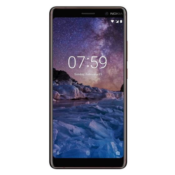 Nokia 7 Plus Dual Sim, 64GB, 4G LTE - Black