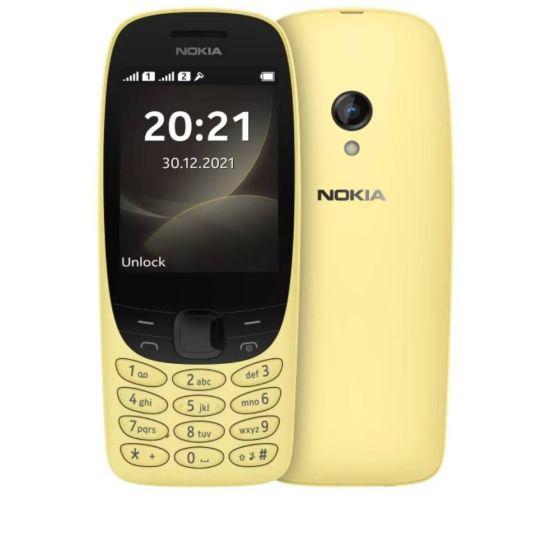 Nokia 6310 2021 Dual SIM, 16MB, 8MB RAM, 4GG LTE- Yellow