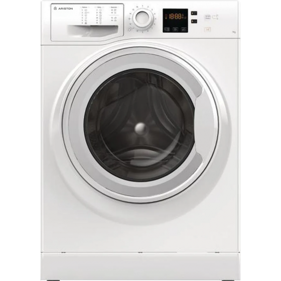 Ariston Hotpoint Front Load Automatic Washing Machine, 7 KG, White- NS 703U W EU
