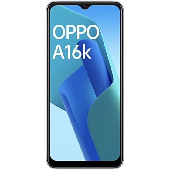 Oppo A16K Dual Sim, 64GB, 4GB RAM, 4G LTE - Midnight Black