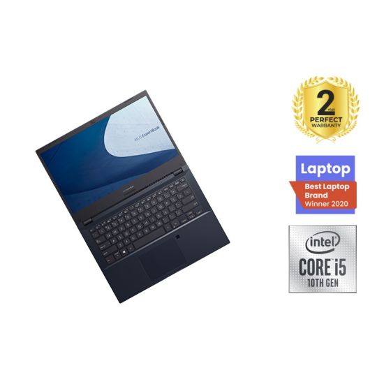 Asus P2451FA-EK2406R Laptop, Intel Core i5-10210U, 14 Inch, 512GB SSD, 8GB RAM, Intel UHD Graphics, Dos- Black