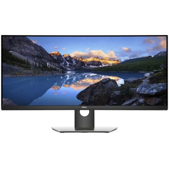 شاشة ديل 34 بوصة منحنية، بدقة 2560 × 1080، وتقنية LED- موديل P3418HW
