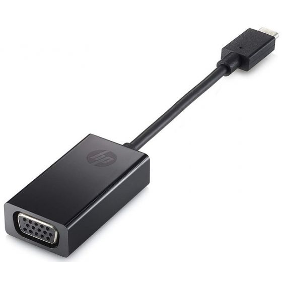 محول عرض اتش بي من منفذ USB فئة سي إلى مدخل VGA، اسود- P7Z54AA