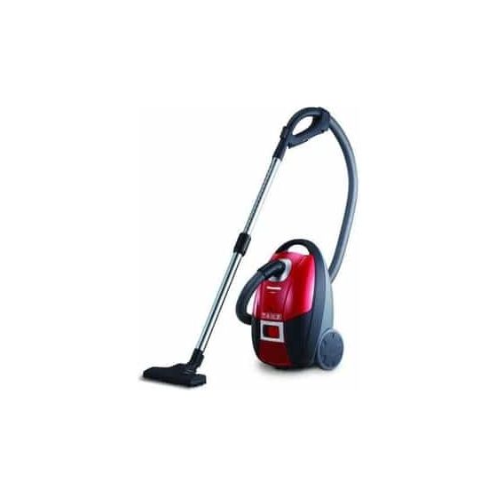 Panasonic Deluxe Bagged Vacuum Cleaner, 2300 Watt, Red - MCCG717- No Warranty