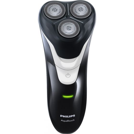 Philips AquaTouch Electric Shaver For Men, Wet And Dry, Black - AT610/14