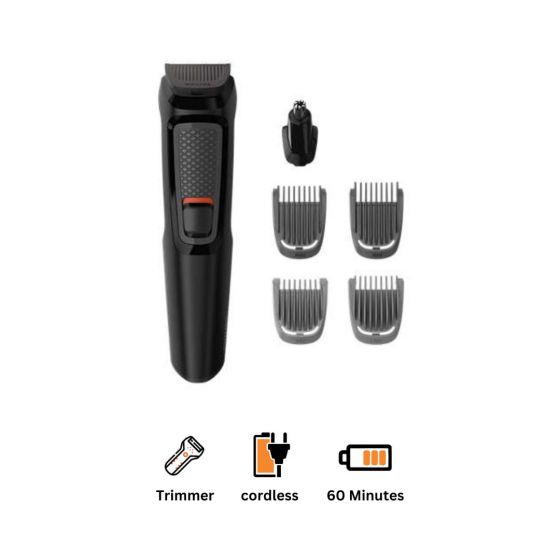Philips Multi Grooming Kit 6-in-1 Trimmer For Men, Black - MG3710