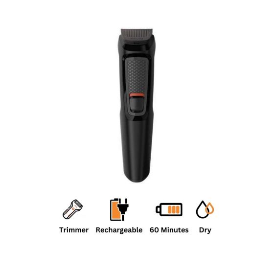 Philips Multigroom Series 3000 6-in-1 Trimmer, Black - MG3710/13
