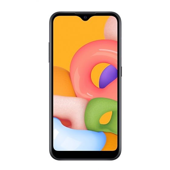 سامسونج جالكسي A01 بشريحتين اتصال، 16 جيجا، شبكة 4G LTE – اسود