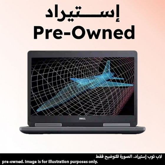 لاب توب استيراد ديل بريسيشن 7520، انتل كور i7-7820HQ، هارد 512 جيجا SSD، رام 16 جيجا، شاشة 15.6 بوصة FHD IPS، كارت شاشة انفيديا Quadro M2200 سعة 2 جيجا GDDR5، ويندوز 10 برو - اسود، فئة A، ضمان 6 شهور