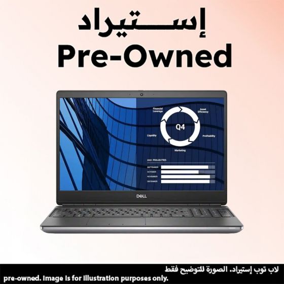 لاب توب استيراد ديل بريسيشن 7550، انتل كور i7-10850H، هارد 512 جيجا SSD، رام 32 جيجا، شاشة 15.6 بوصة FHD IPS، كارت شاشة انفيديا Quadro T2000 سعة 4 جيجا GDDR6، ويندوز 10 برو - رمادى تيتان، فئة A، ضمان 6 شهور