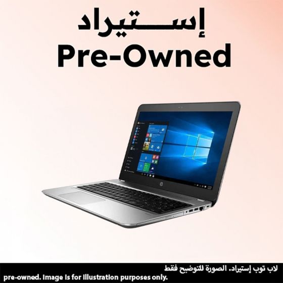 لاب توب استيراد اتش بي برو بوك 450 G6، انتل كور i5-8265U، هارد 256 جيجا SSD، رام 16 جيجا، شاشة 15.6 بوصة FHD IPS، كارت شاشة انتل UHD جرافيكس 620، ويندوز 10 برو - فضي، فئة A، ضمان 6 شهور