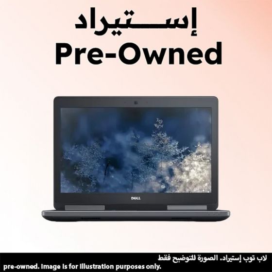 لاب توب استيراد ديل بريسيشن 7510، انتل كور i7-6700HQ، هارد 512 جيجا SSD، رام 16 جيجا، شاشة 15.6 بوصة FHD IPS، كارت شاشة انفيديا Quadro M2000M سعة 4 جيجا GDDR5، ويندوز 10 برو - اسود، فئة A، ضمان 6 شهور