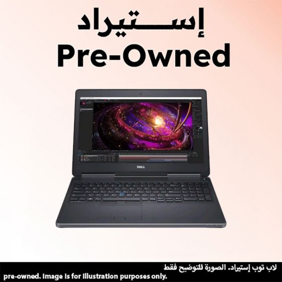 لاب توب استيراد ديل بريسيشن 7510، انتل كور i7-6820HQ، هارد 512 جيجا SSD، رام 16 جيجا، شاشة 15.6 بوصة FHD IPS، كارت شاشة انفيديا Quadro M1000M سعة 2 جيجا GDDR5، ويندوز 10 برو - اسود، فئة A، ضمان 6 شهور