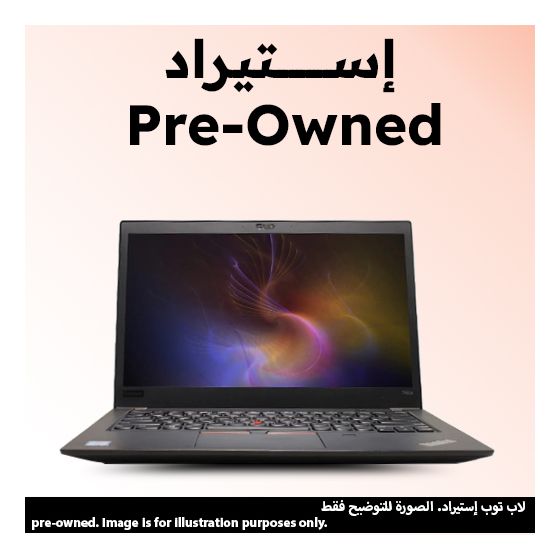 Lenovo Thinkpad T490S Laptop, Intel Core i7-8665U, 256GB SSD M.2, 16GB RAM, 14 Inch, FHD IPS, Intel HD Graphics 620, Windows 11 - Black (Pre-owned), Grade B, 3 Months Warranty