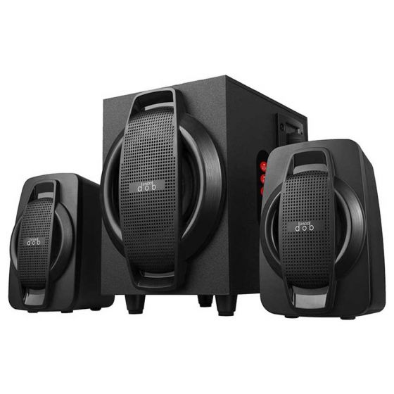 Porsh Dob Wireless Subwoofer, 3 Units, Black - S3000