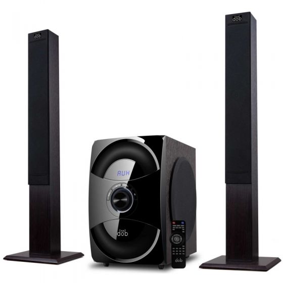 Porsh Dob Wireless Home Theatre, 3 Units, Black - SX4