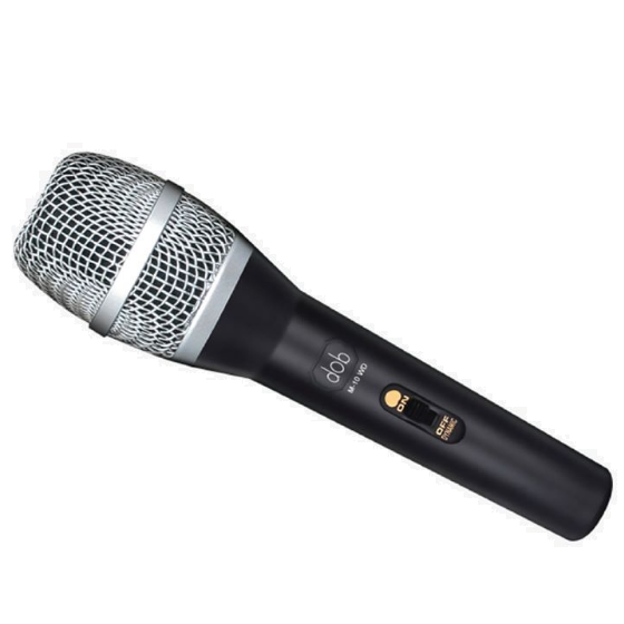 Porsh Dob Wired Microphone, Black - M 10 WD