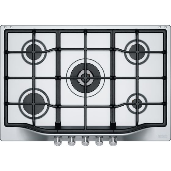 Franke Gas Built-In Hob, 5 Burners, Stainless Steel- FHTL 755 4G TC XS C