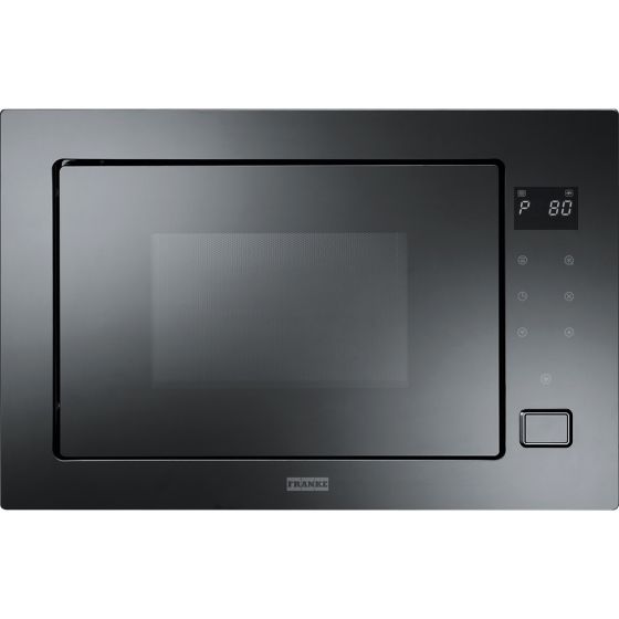 Franke Built-In Microwave With Grill, 25 Liters, Black- FMW 250 CR2 G BK 