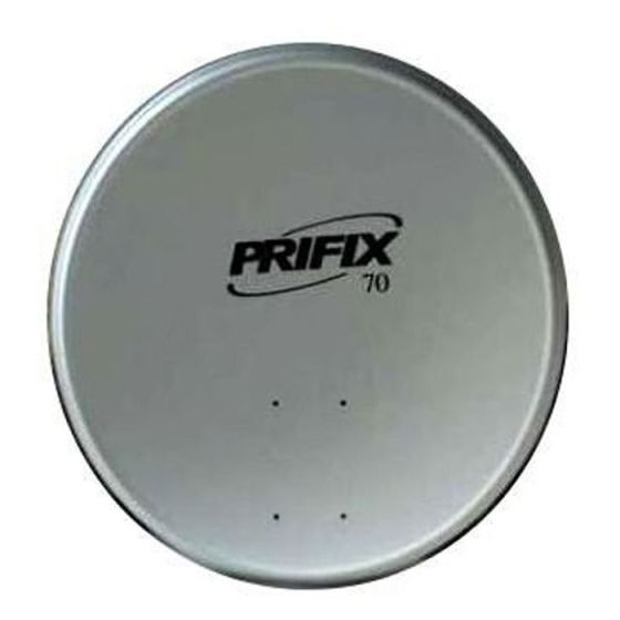 Prifix Satellite Dish, 70CM, Grey - KU-band 70cm