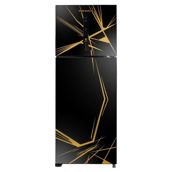 Premium No-Frost Refrigerator, 350 Liters, Inverter Motor, Black- PRM-350BG3NA-C1BTUVI