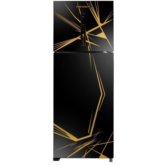 Premium No-Frost Refrigerator, 370 Liters, Inverter Motor, Black- PRM-370BG3NA-C1BTUVI
