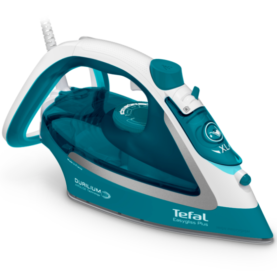 Tefal EasyGliss Steam Iron, 2700 Watt, Green x White - FV5772E0