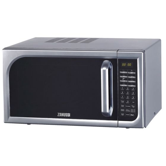Zanussi Microwave Oven With Grill, 43 Litre, 1000 Watt, Silver- ZMW43FGCXA
