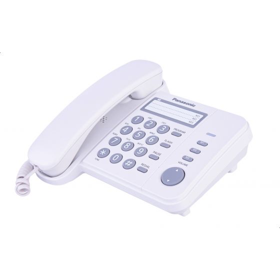 تليفون سلكي باناسونيك، ابيض - KX-TS520FX-w