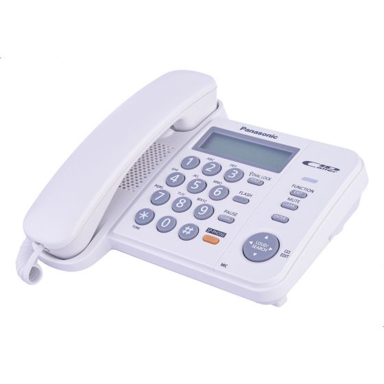 تليفون سلكي باناسونيك، ابيض - KX-TS580FX-W
