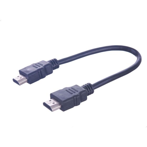 كابل HDMI إلى HDMI، طول 25 سم- اسود