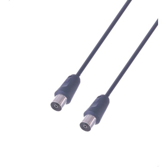 كابل تلفزيون RF، طول 1.5 متر - اسود