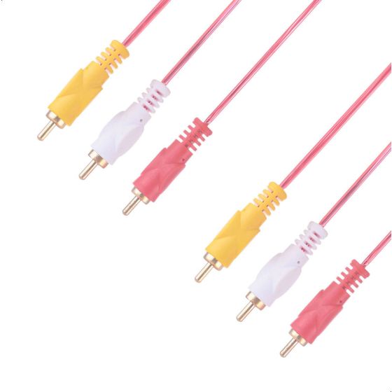 كابل RCA 3×3، طول 3.5 متر - متعدد الالوان