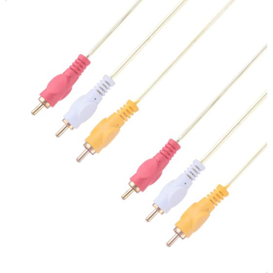 كابل RCA 3×3، طول 1.5 متر - متعدد الالوان