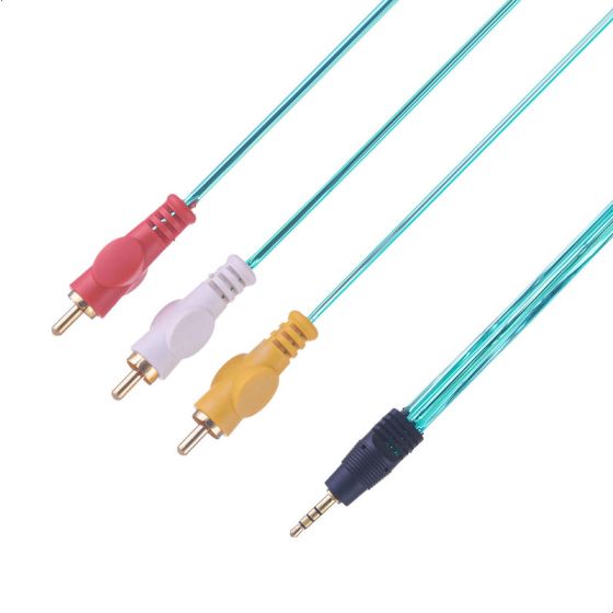 RCA 1x3 Cable, 1.2m - Blue