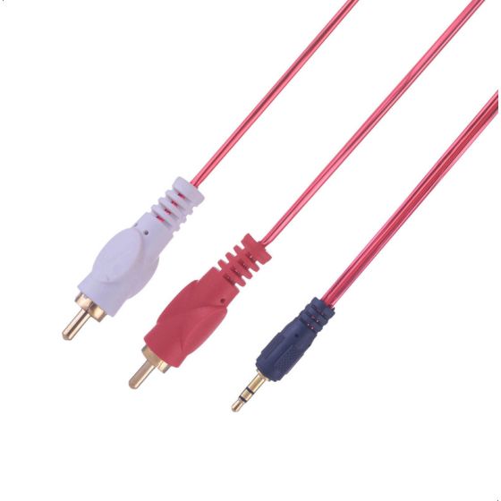 كابل RCA 1×2، طول 1.5 متر - احمر
