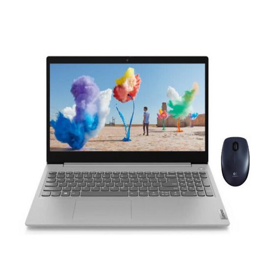Laptop Lenovo-IdeaPad 3 15IML05, Intel Core i3-10110U, 15.6 Inch, 1TB, 4GB RAM, NVIDIA GeForce MX130 2GB, Dos, Grey with Logitech M90 wired mouse, 910-001793